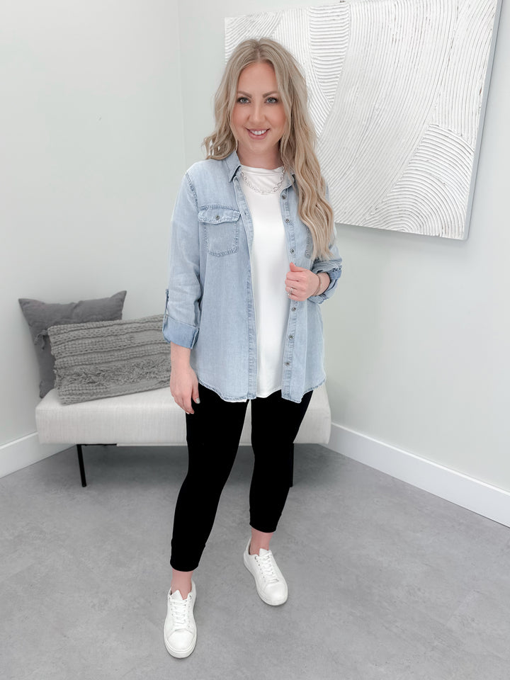 Jules Denim Button Up