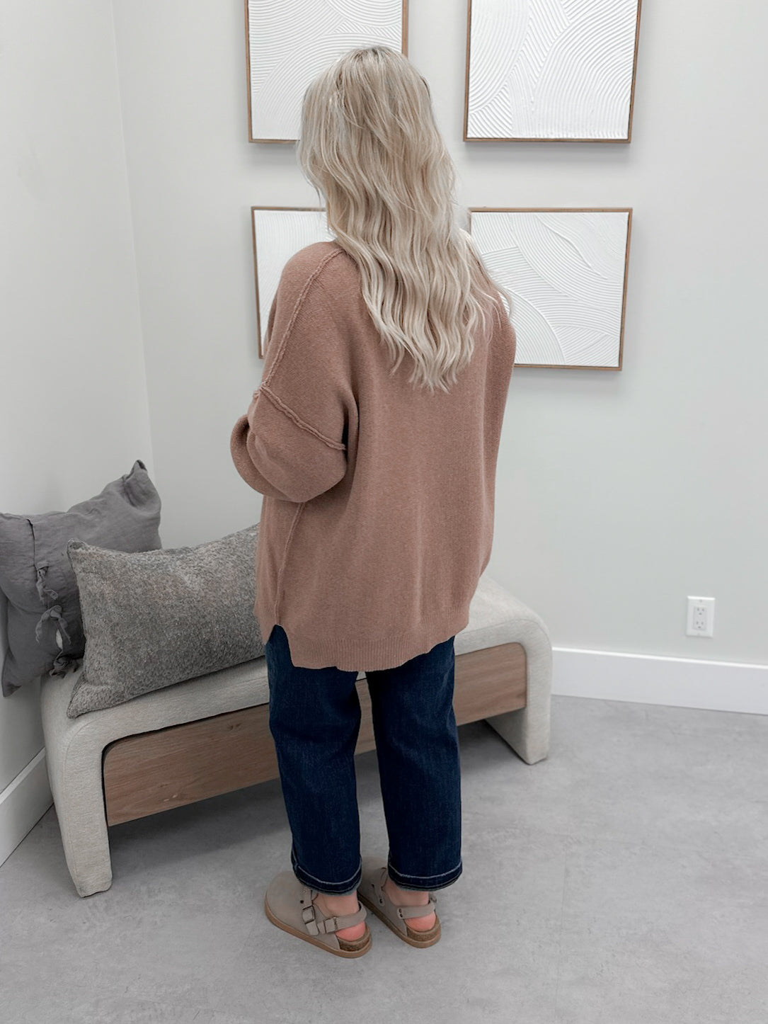 Aurora Sweater in Rose Gold