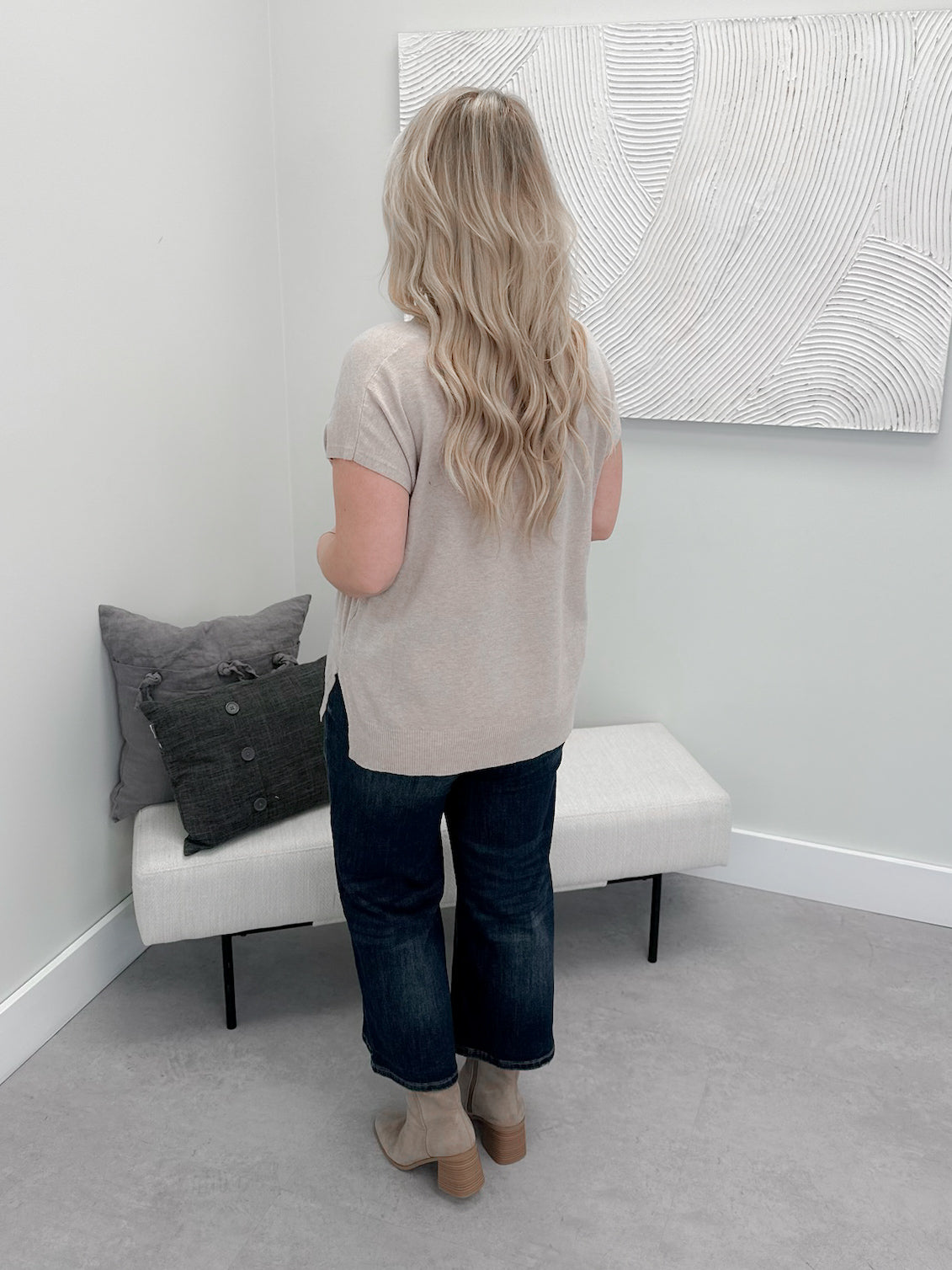 Traveler Top in Stone