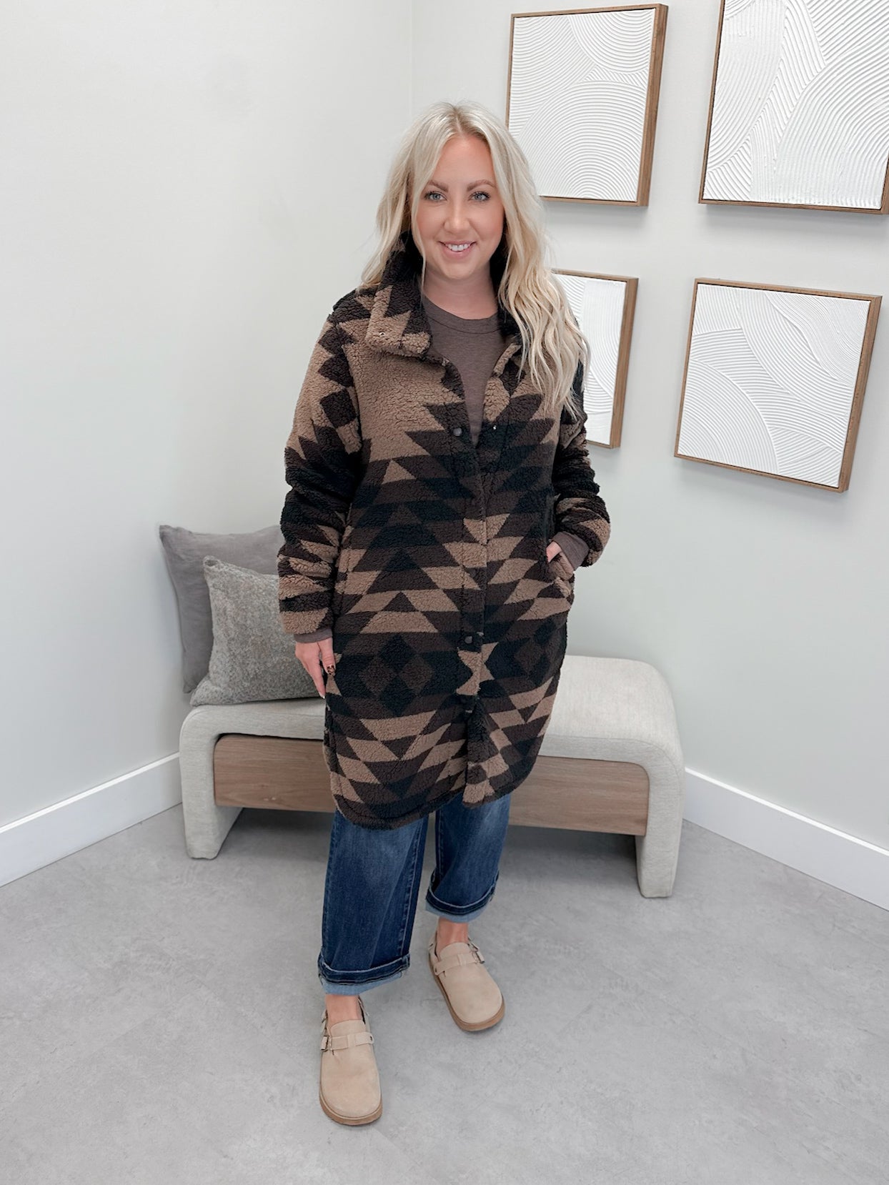 Sonoma Fleece Jacket in Coffee Bean