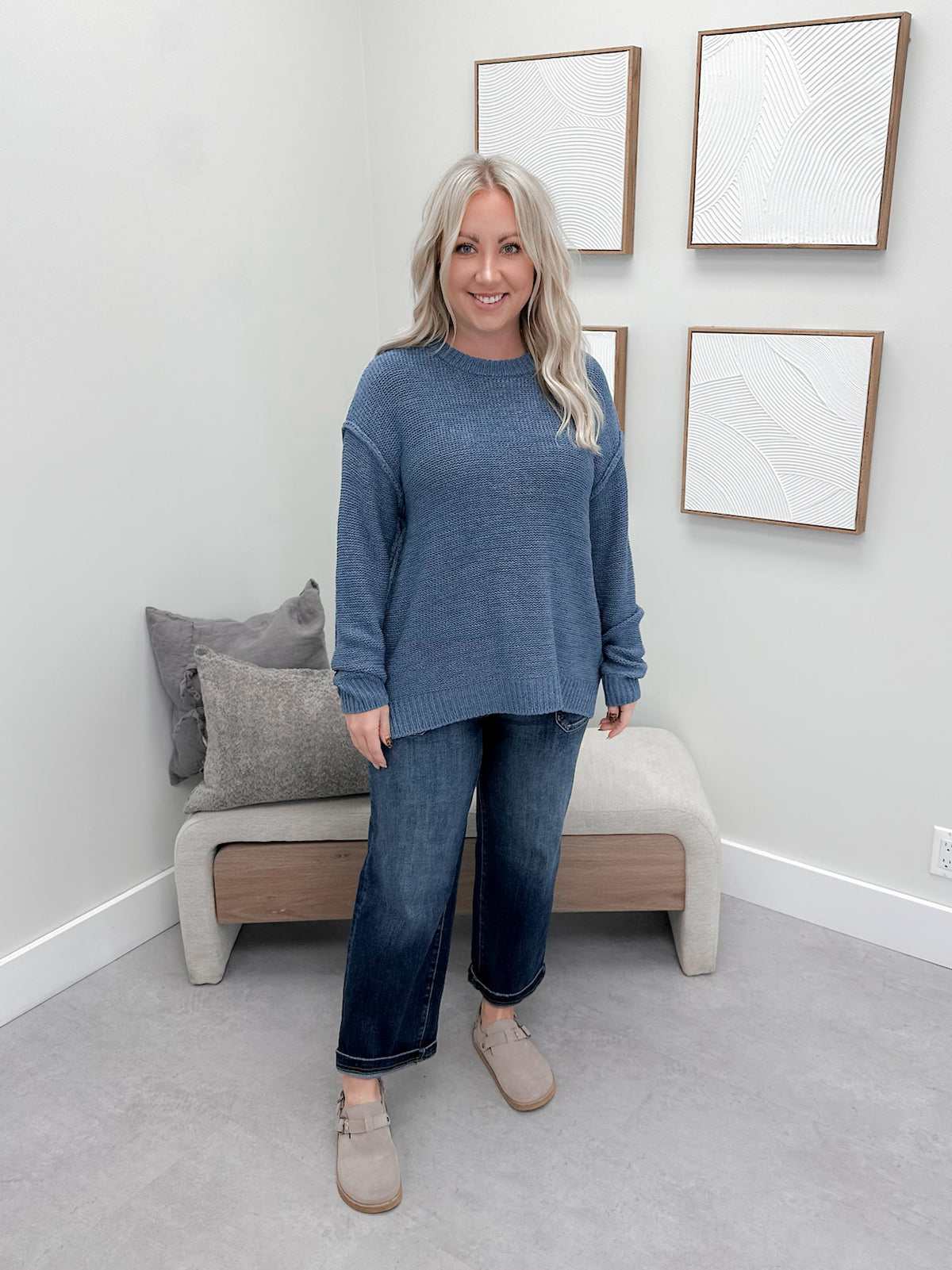 Caspar Sweater in Blue