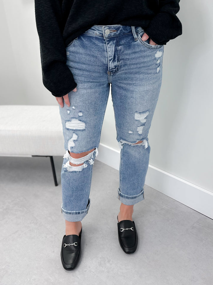 Lover Cropped Straight Legged Jeans by Lovervet