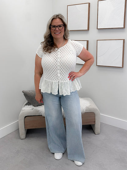 Charlotte Sweater in Cream
