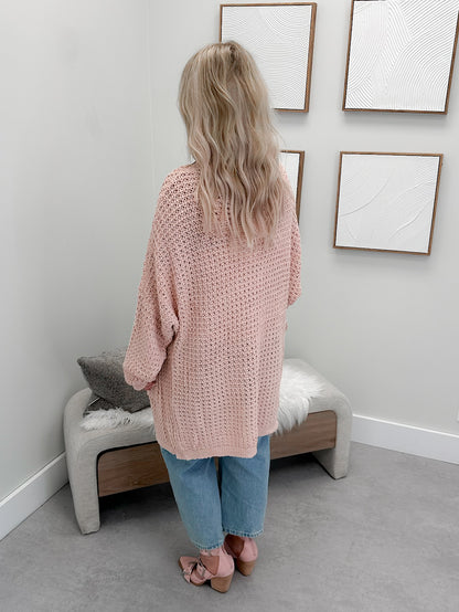 Bennett Cardigan in Blush