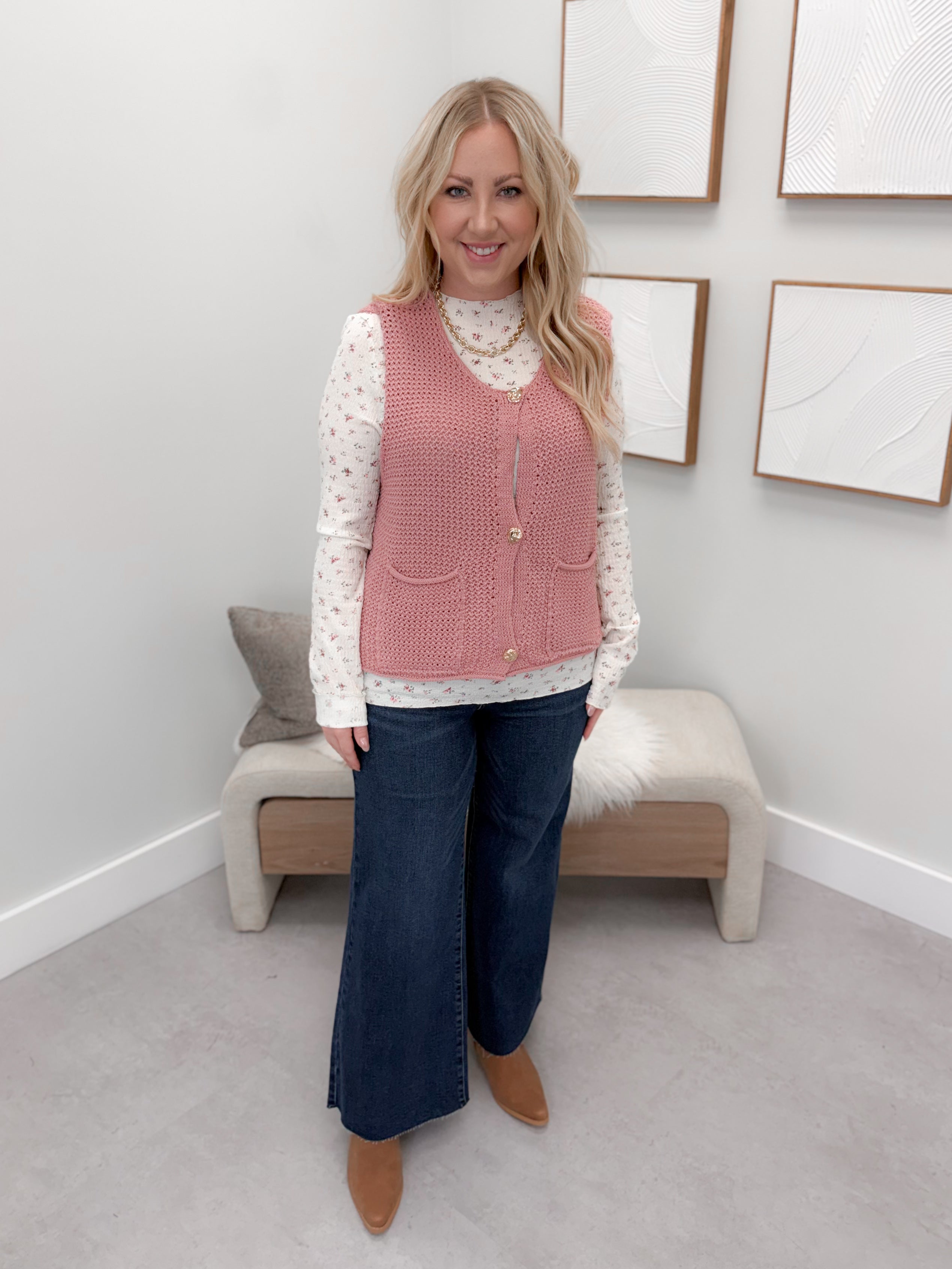 Marlee Cardigan in Mauve