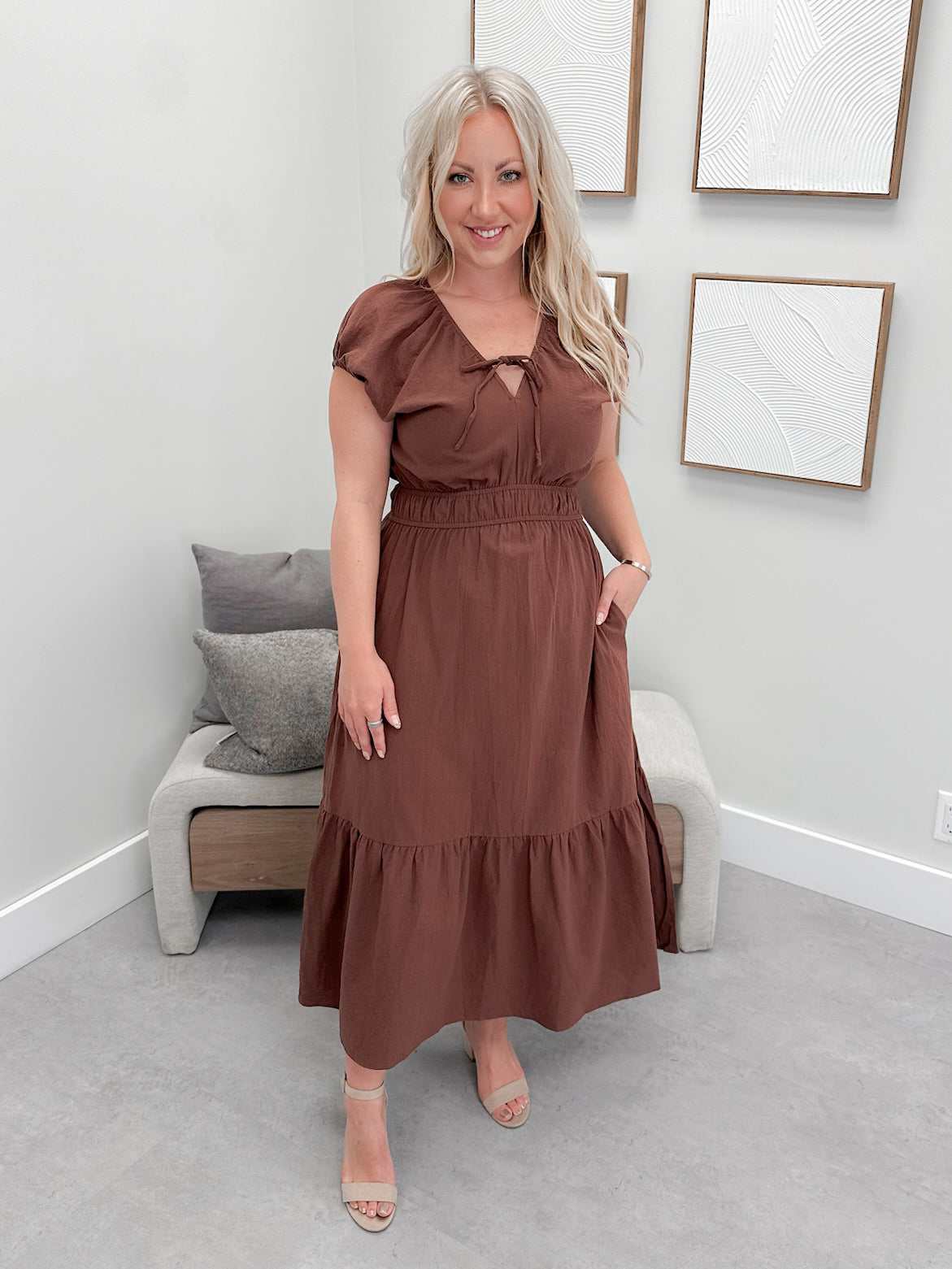 Gypsy Dress in Chocolate