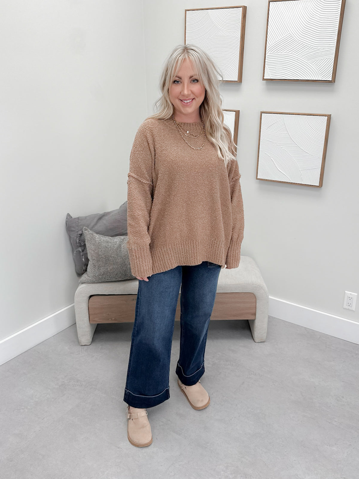 Gretchen Sweater in Mocha
