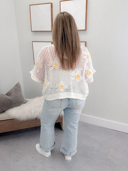 Flara Sweater in Off White
