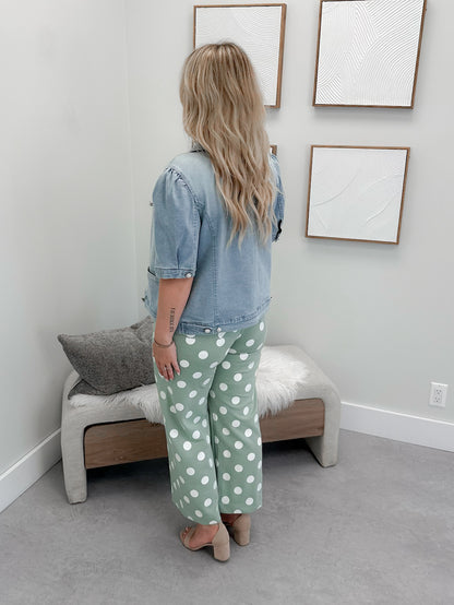 Mara Jean Jacket in Light Wash