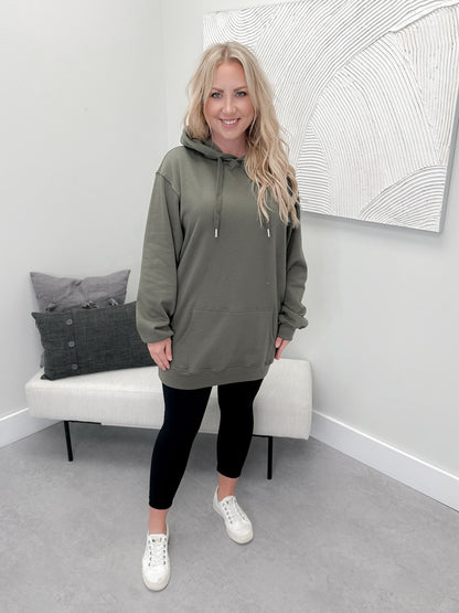 126 Hoodie in Moss by Twenty Nine The Label