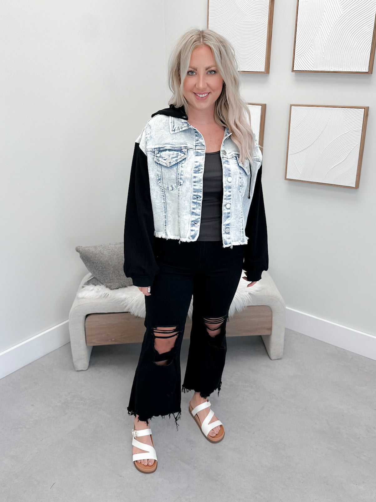 Dagen Layered Jean Jacket