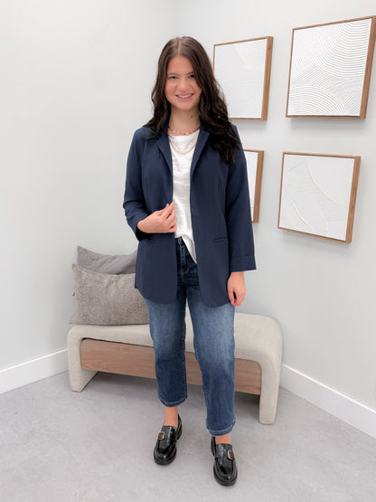 Leigh Blazer in Navy