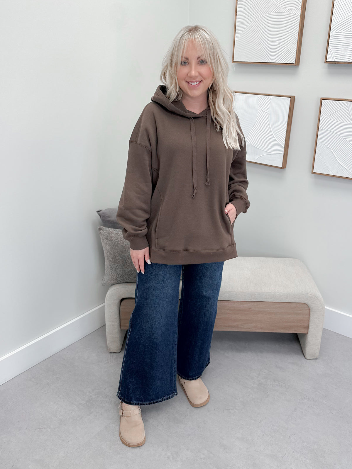 Gia Hoodie in Chocolate by Risen