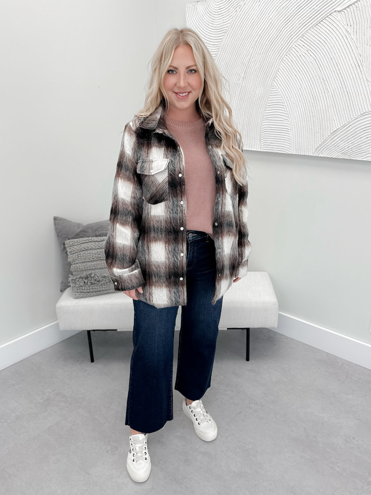 Canyon Jacket in Plaid - Small