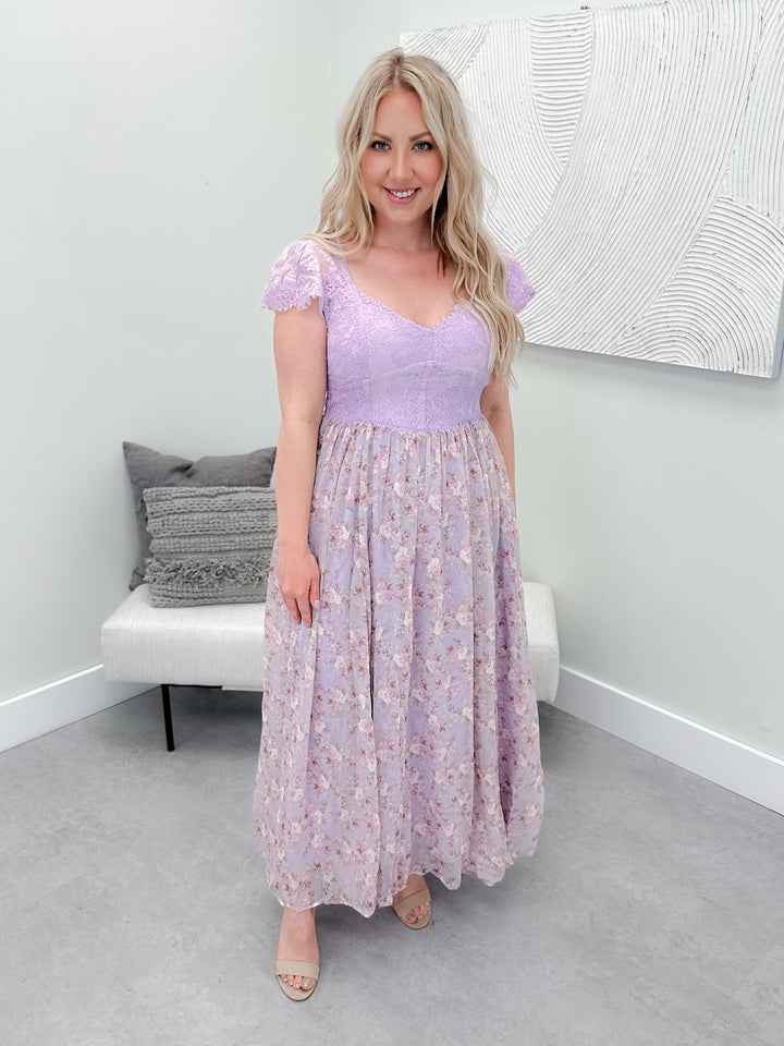 Bentley Dress in Lilac