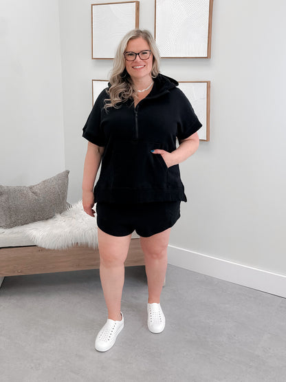 Venice Lounge Shorts in Black