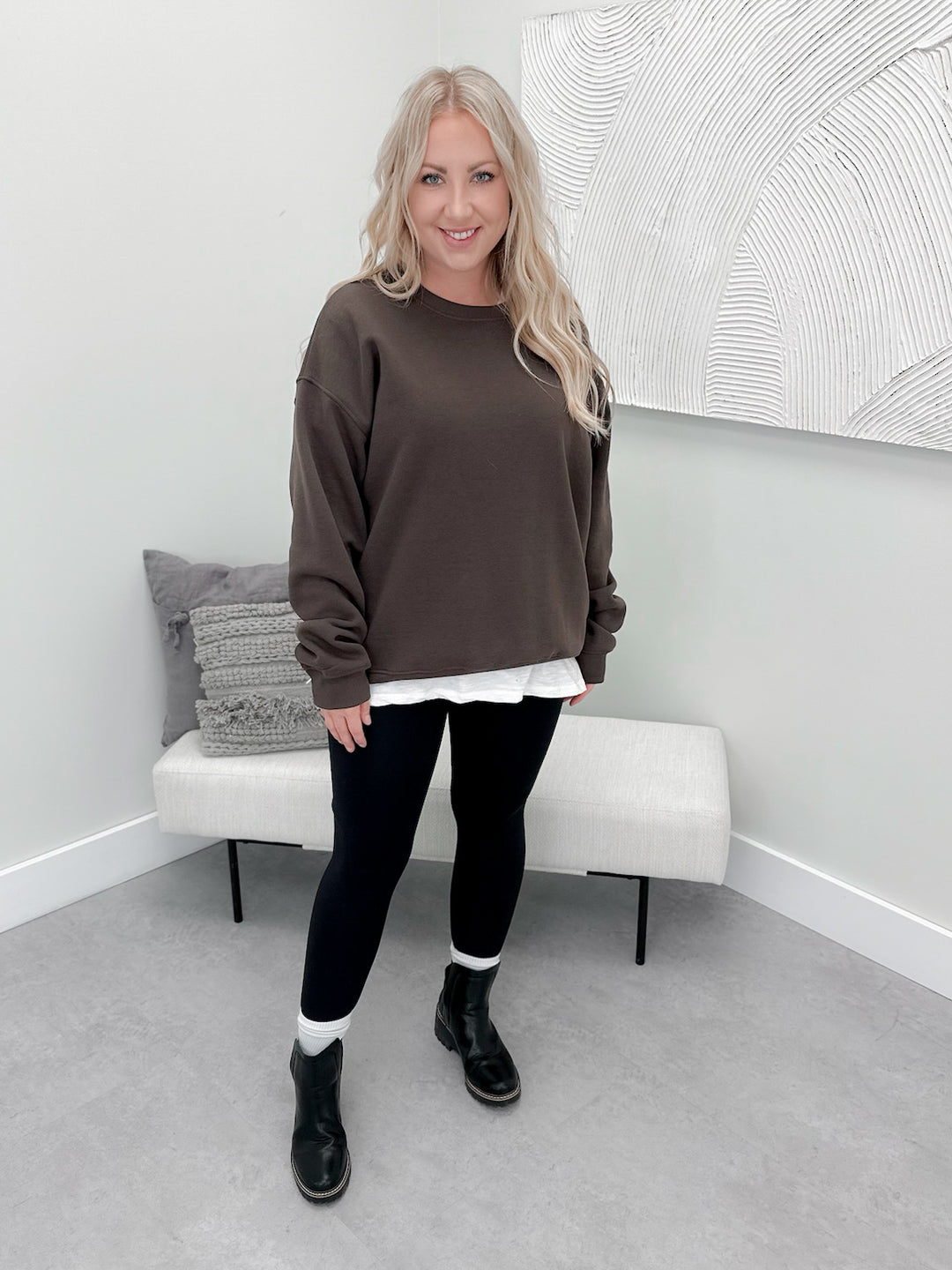 Brisa Pullover in Espresso