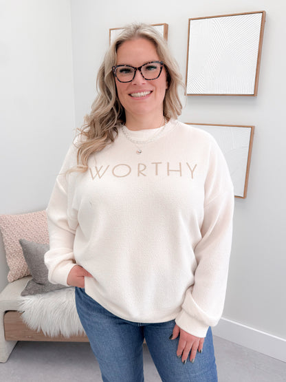 Worthy Long Sleeve in Cream
