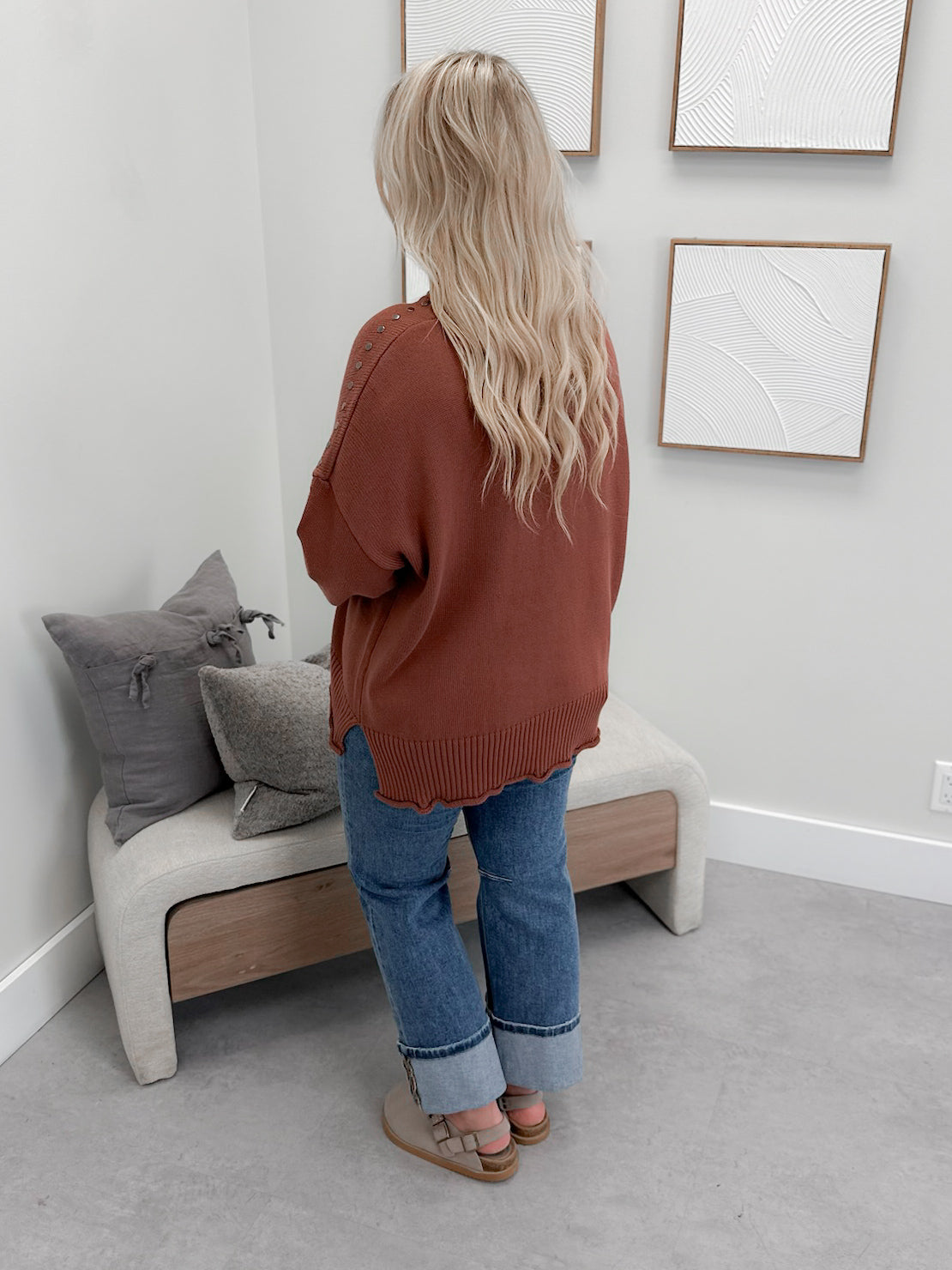 Trinity Sweater in Burlwood