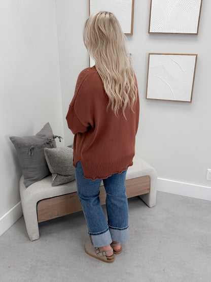 Trinity Sweater in Burlwood