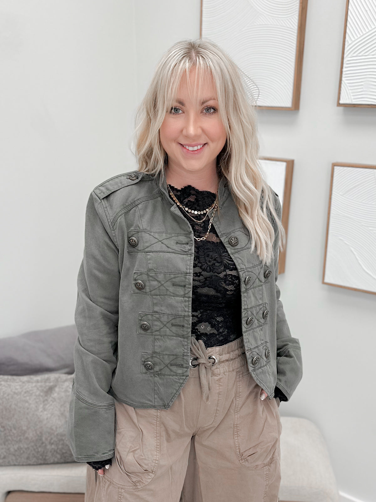Ryland Tailored Band Jacket in Laurel Canyon by Free People