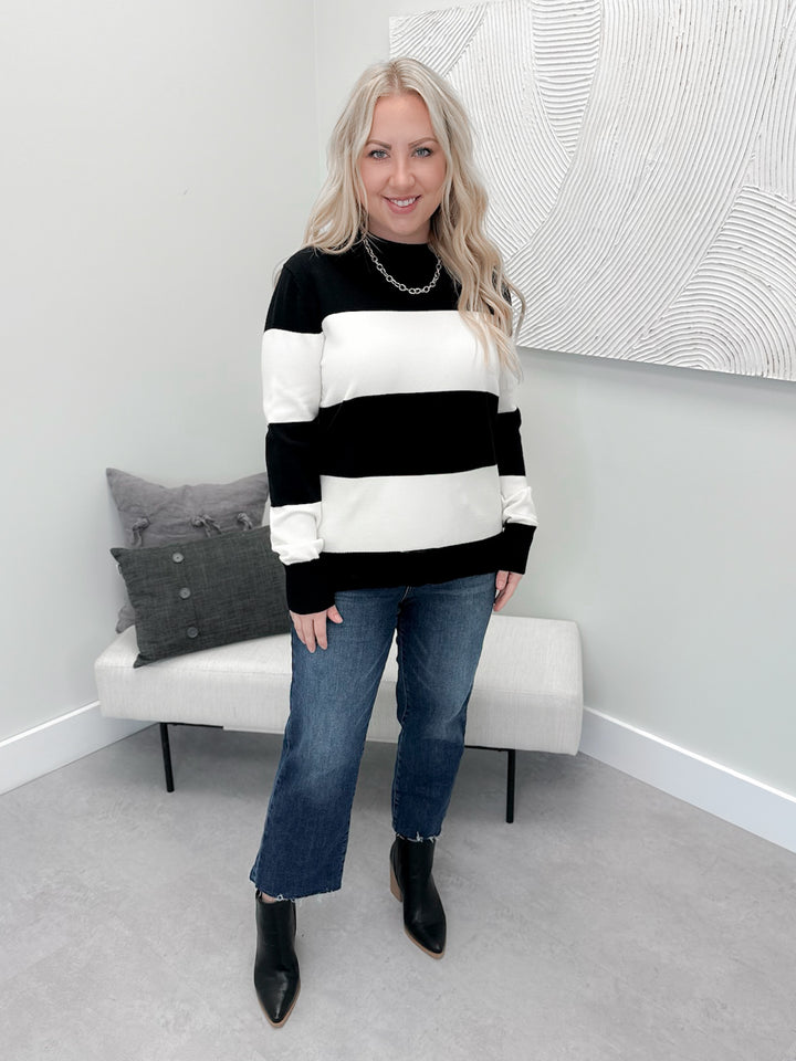 Sweet on Stripes Sweater by Ampersand Avenue
