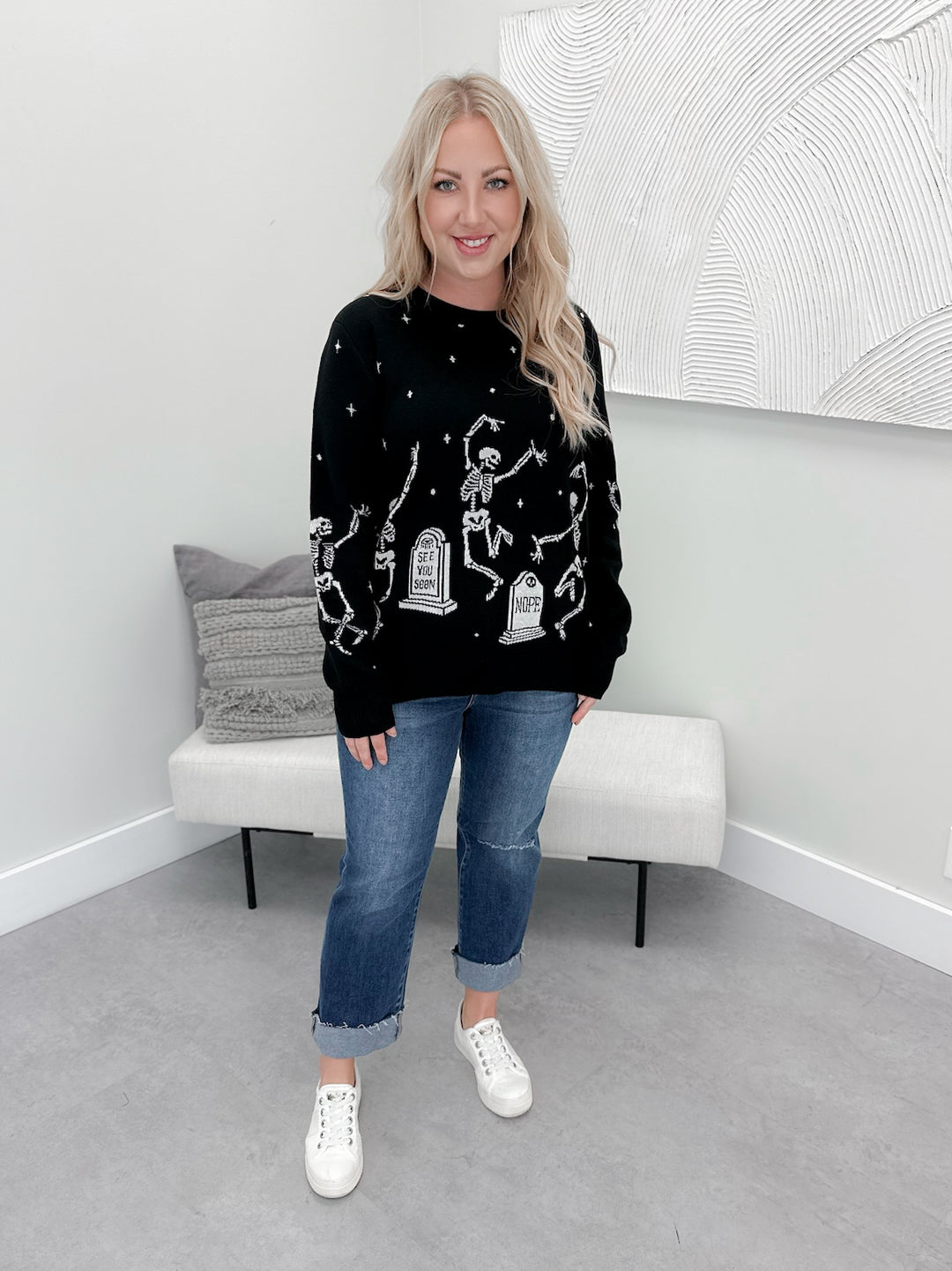 Graveyard Groove Sweater by Ampersand Ave