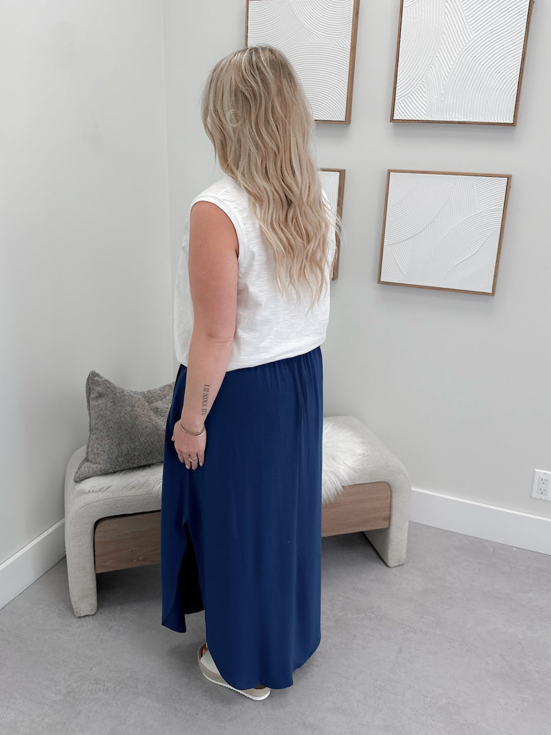 Getaway Skirt in Navy
