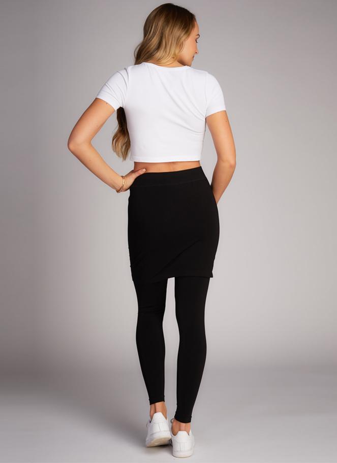 Bamboo Skirted Leggings