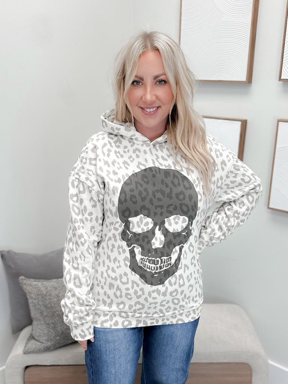Purr-dy Scary Comfort Zone Hoodie by Ampersand Ave