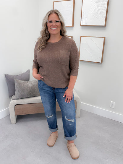 Luna Sweater in Cocoa