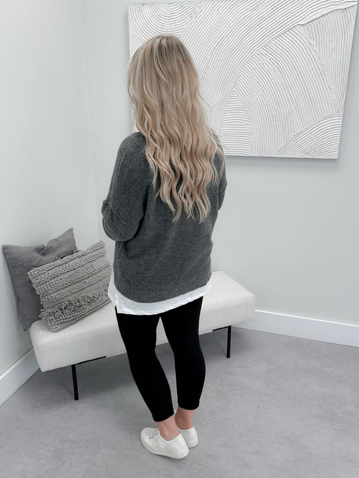 Cricket Sweater in Grey