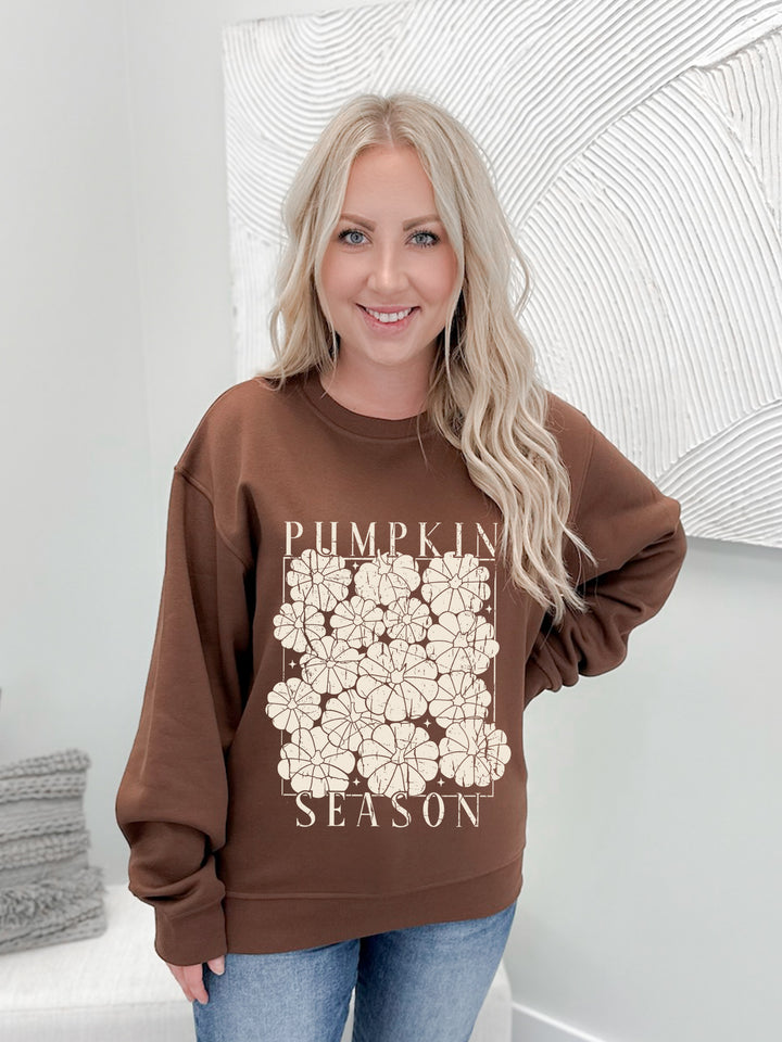 Solid Pumpkin Season Graphix Pullover / Hoodie