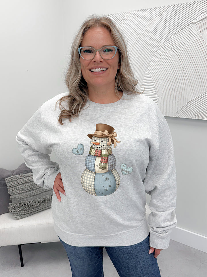 Cottage Snowman Graphix Pullover / Hoodie