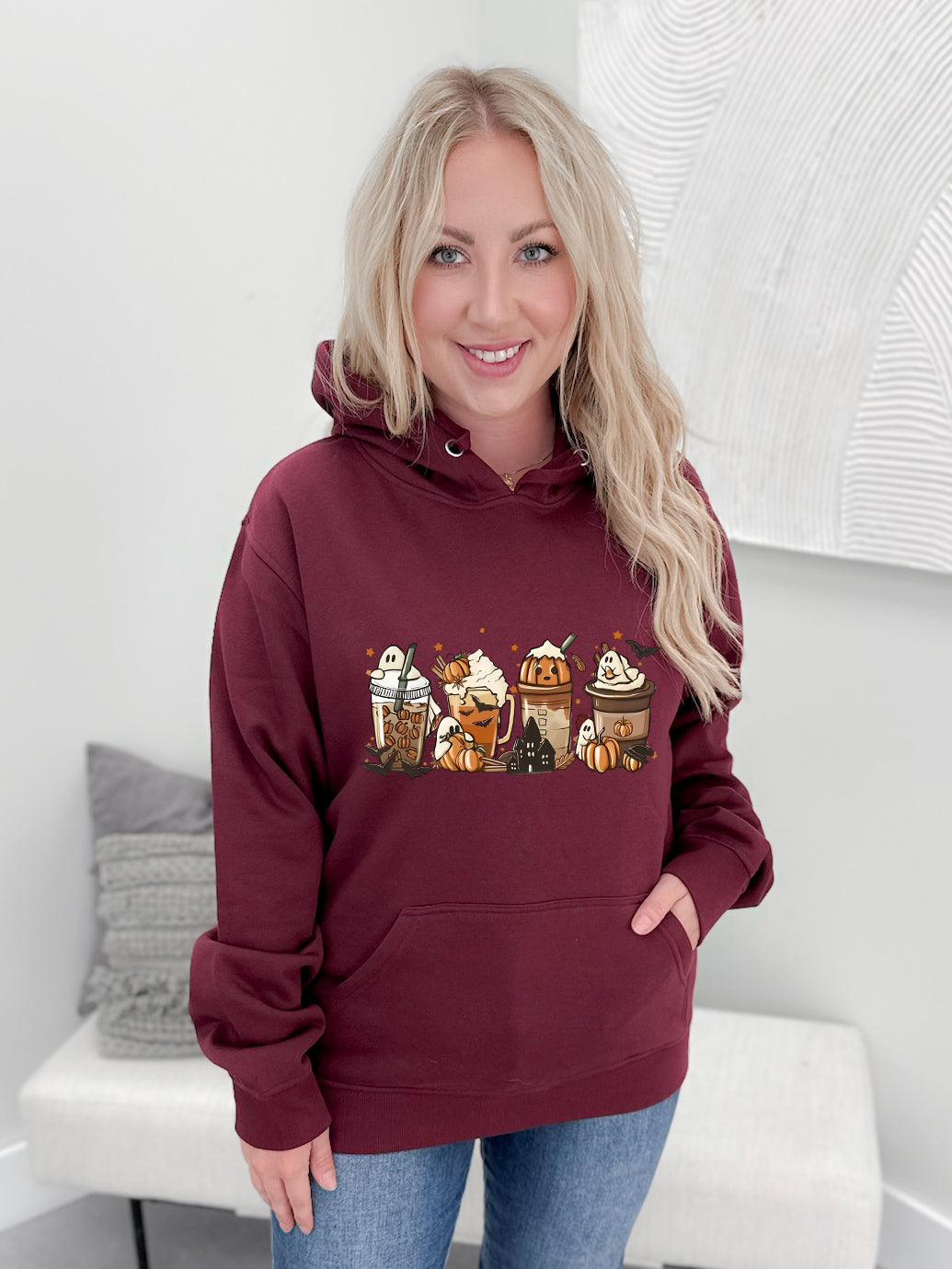 Spooky Cute Latte Graphix Pullover / Hoodie