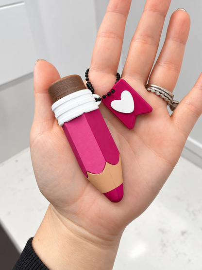 Pencil Clicker Keychain