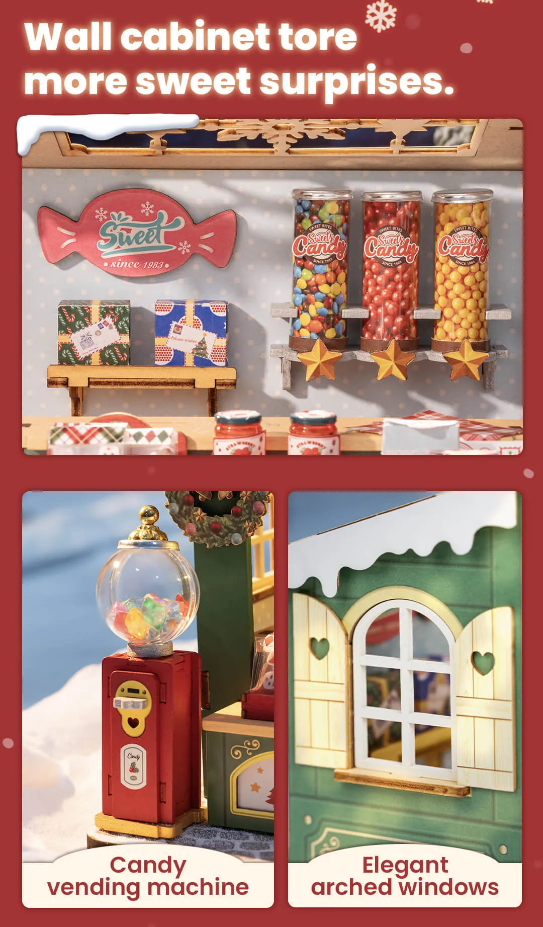 DIY Miniature Christmas Candy Stand