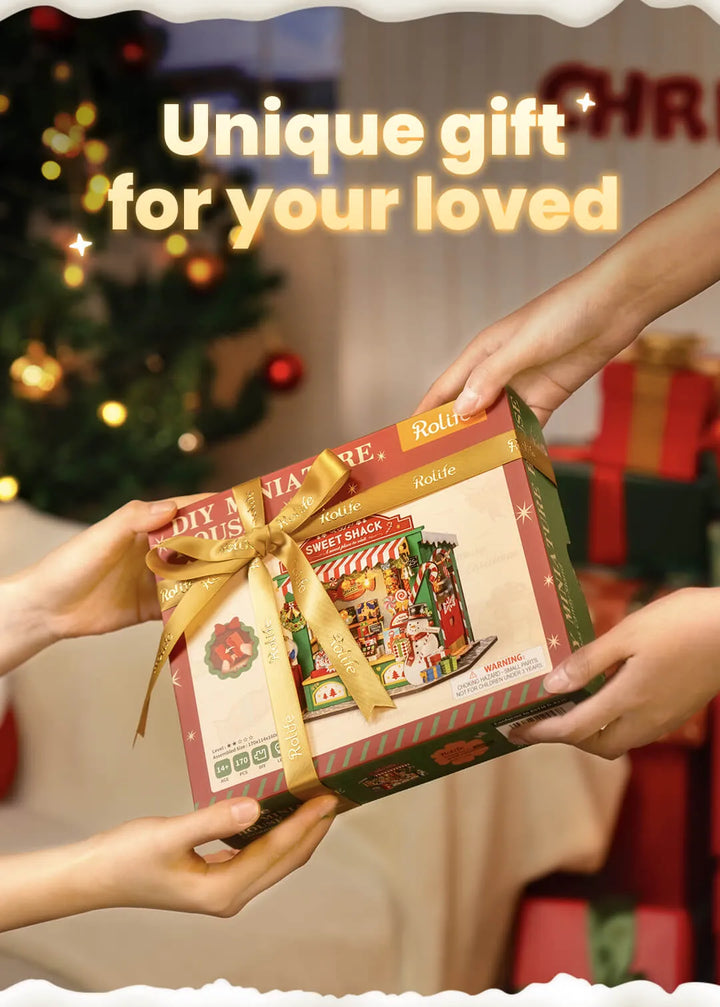 DIY Miniature Christmas Candy Stand