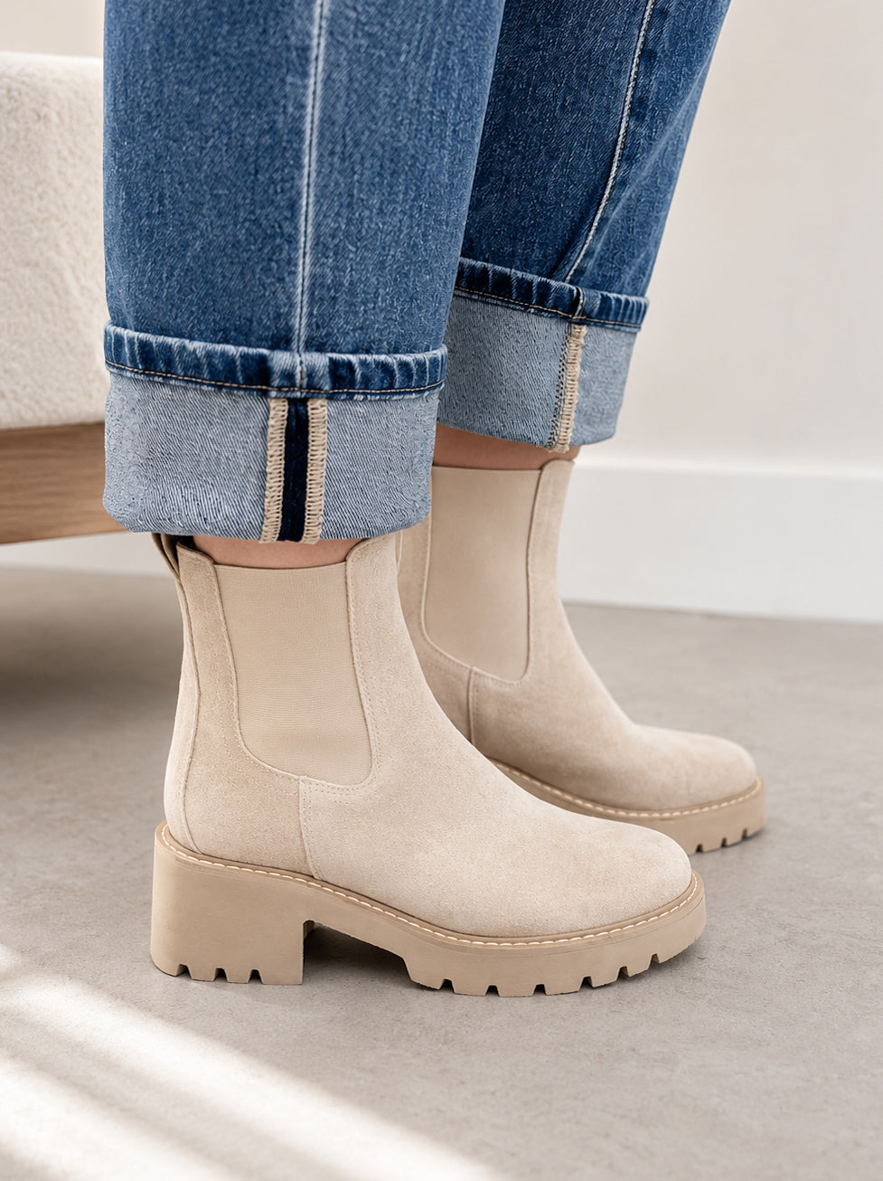 Josie Boot in Beige