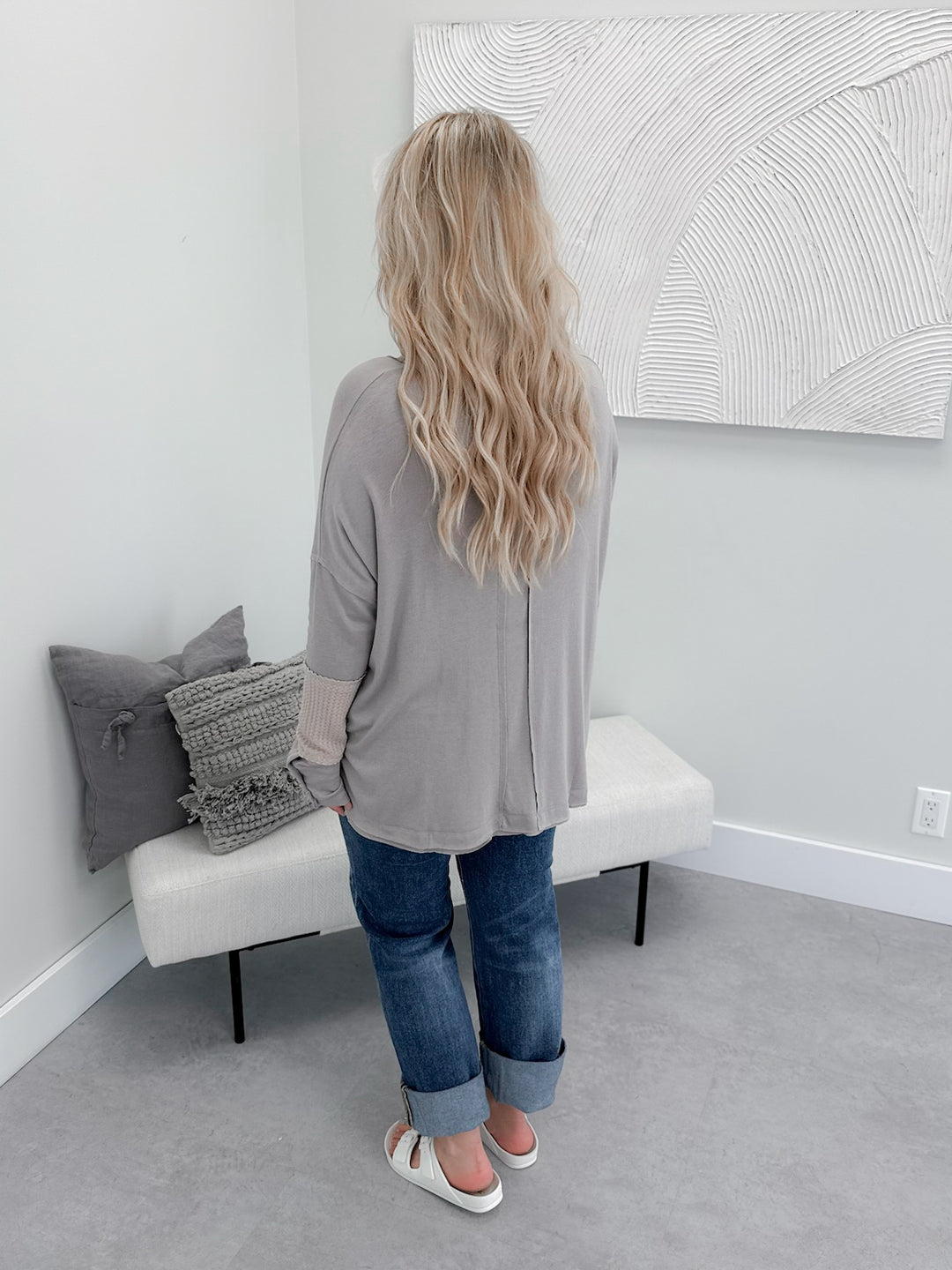 Emma Long Sleeve in Greige