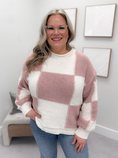 Devyn Sweater in Mauve