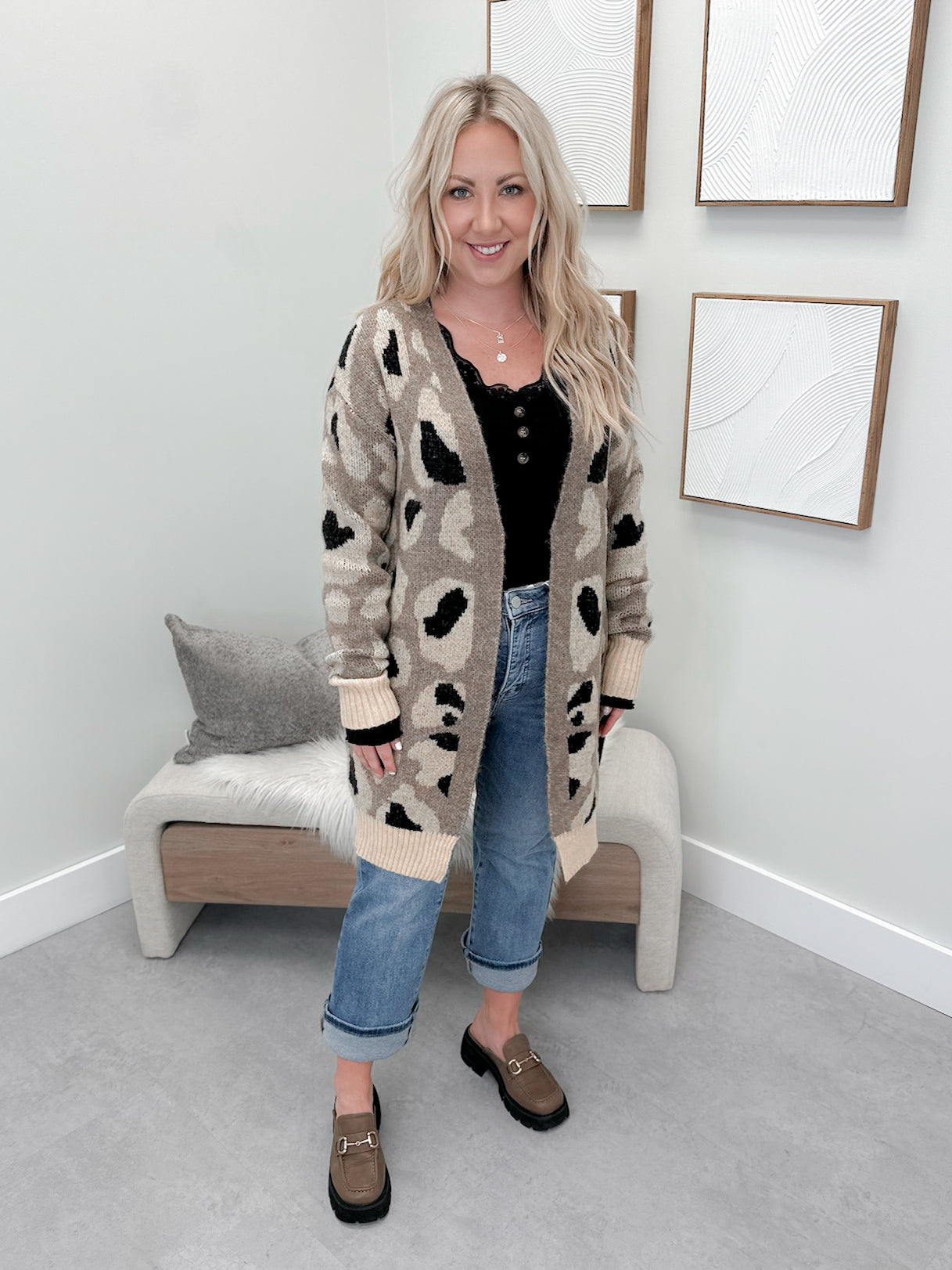 Ida Cardigan in Khaki