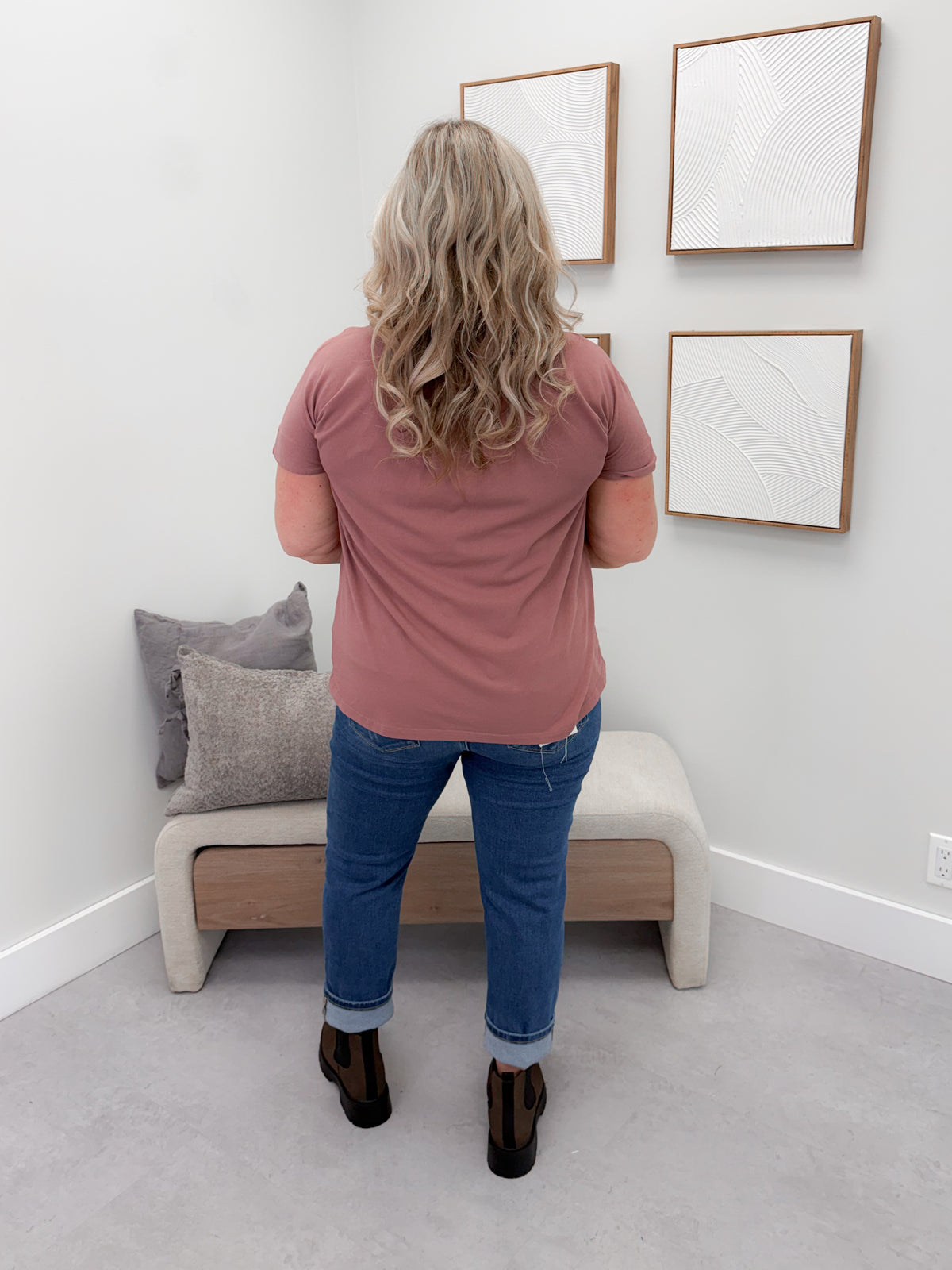 Jessie Tee in Rose Taupe