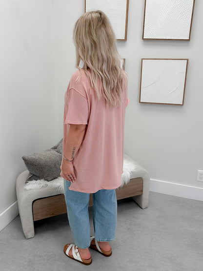 Blaise Tee in Blush