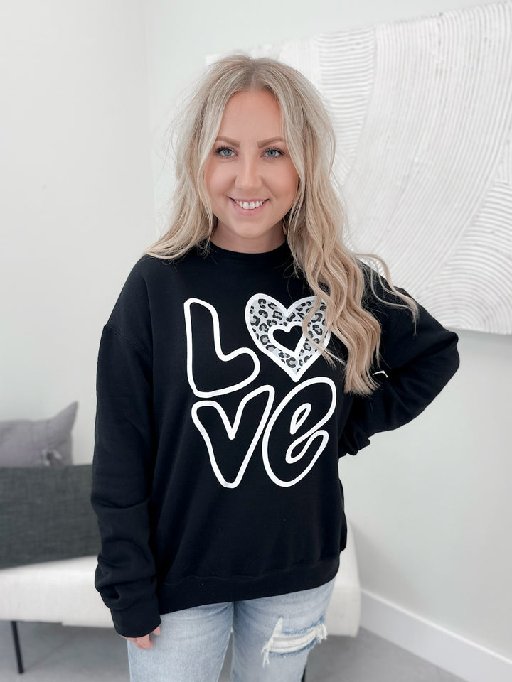 Leo Love Pullover in Black by Ash + Antler