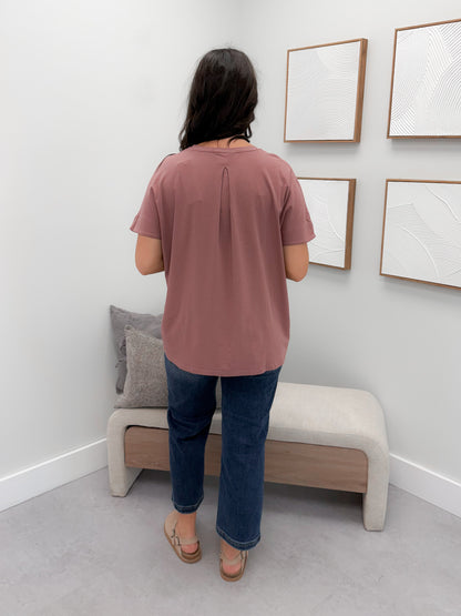 Jessie Tee in Rose Taupe
