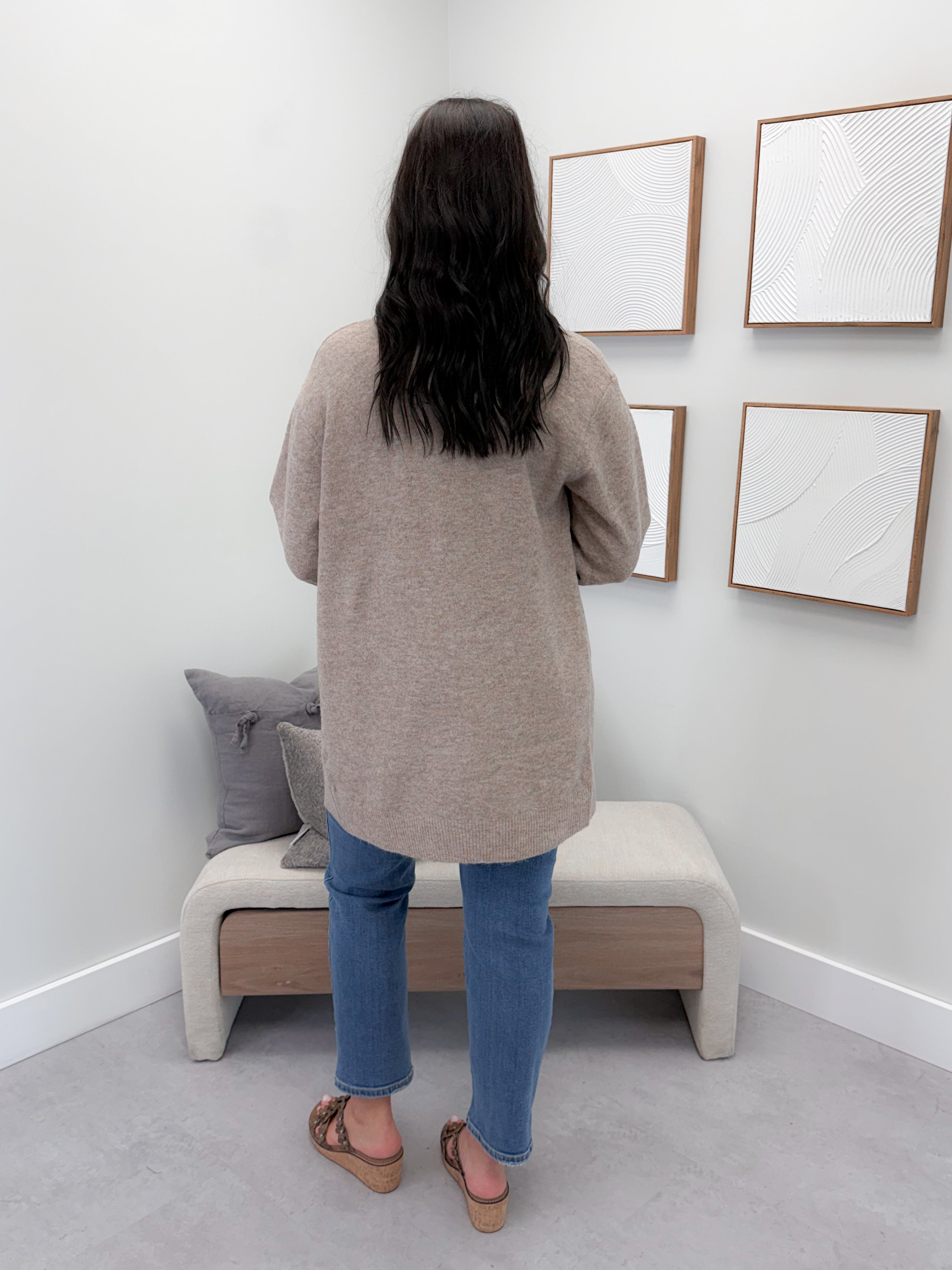 Tabitha Cardigan in Mocha