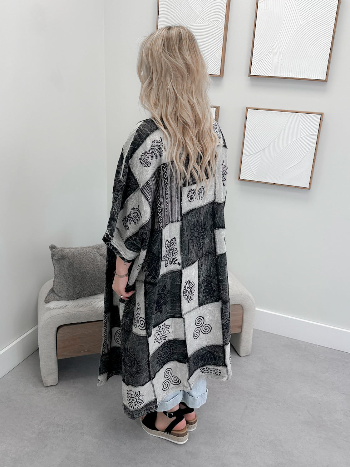 Zen Cardigan in Black Multi