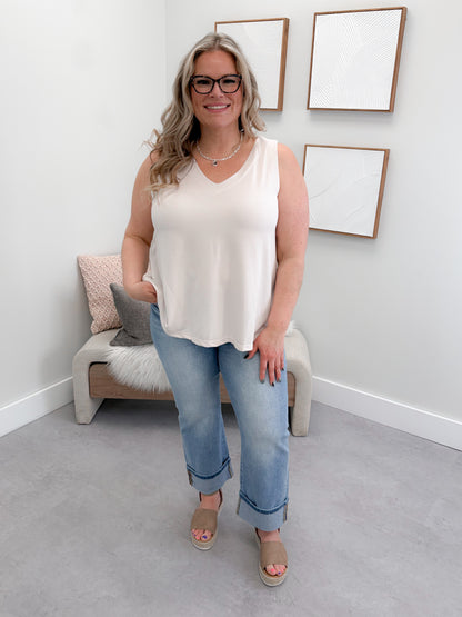 Arwen Tank in Barely Blush