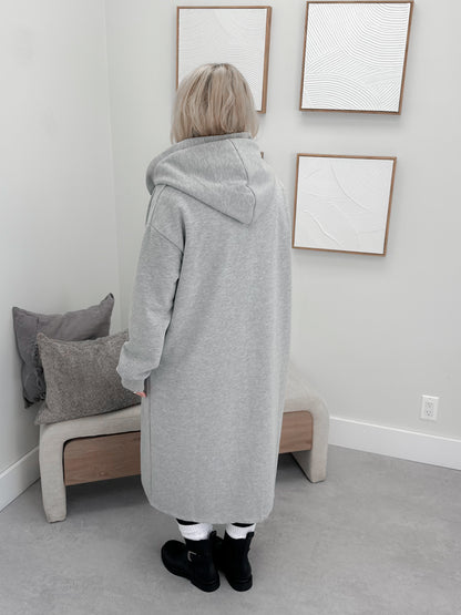 Harmony Hooded Cardigan in Grey